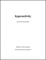 hyperactivity piano sheet music cover